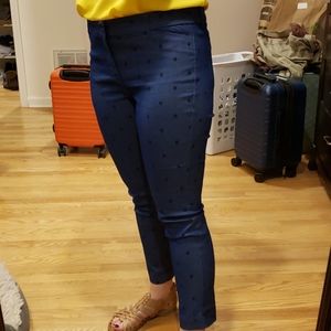 Pixie Dress pants with black polka dots Old Navy